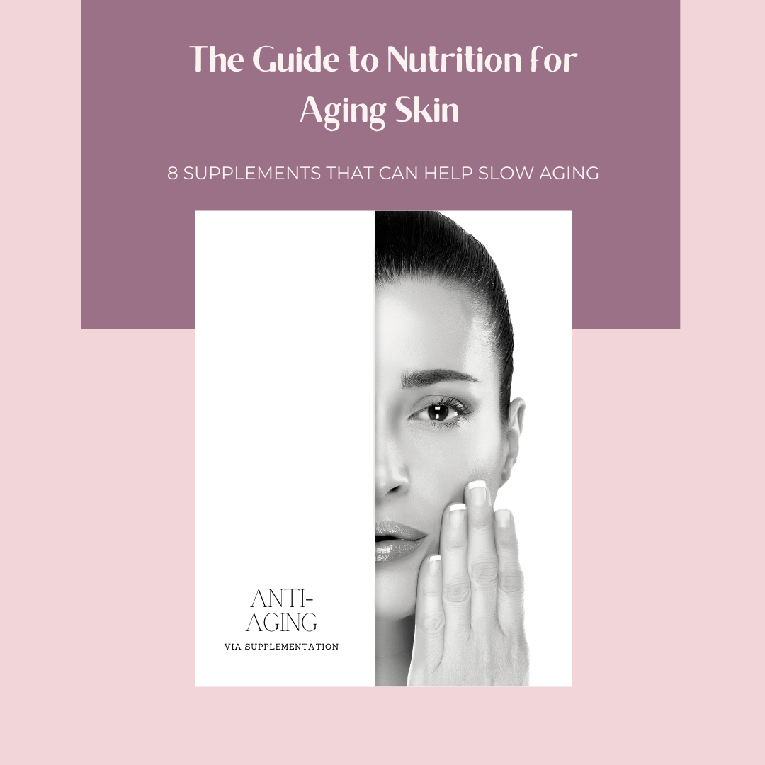 Thumbnail Cover of the FREE download pdf The Woman's Guide to Nutrition for aging skin by LaDonna Takyi Taylor.